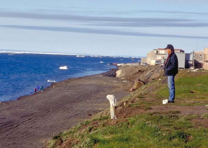 Barrow alaska walking tour city whale bone